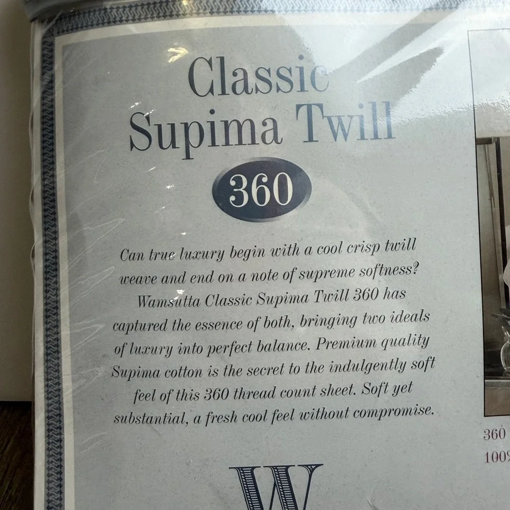Wamsutta Classic Supima Twill 360 King Sheet Set Eggplant Purple